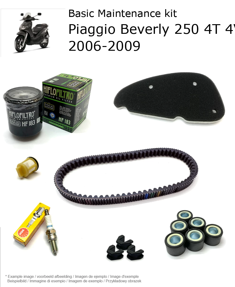 Wartungskit Piaggio Beverly 250 4T 4V 2006-2009