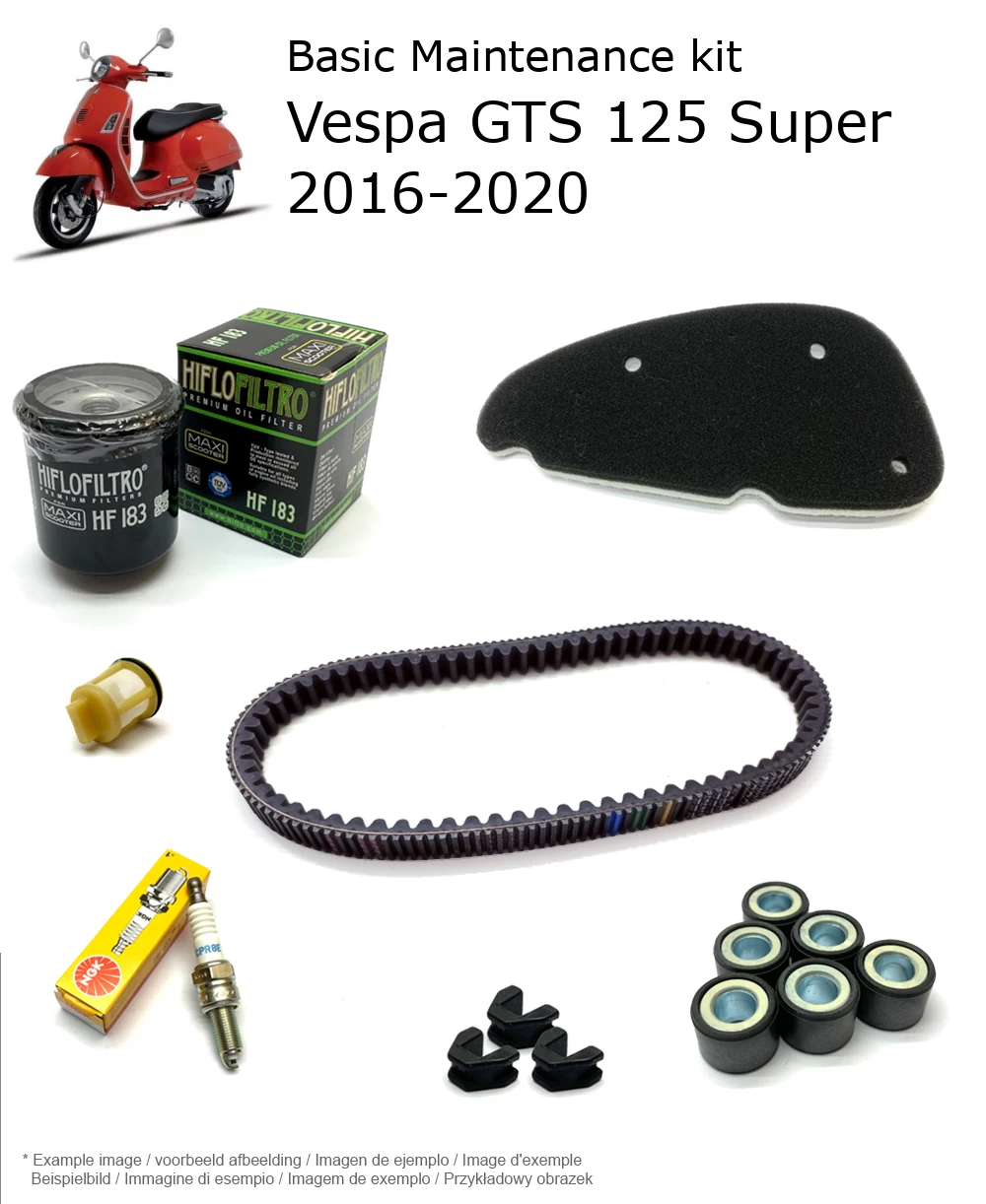 Wartungskit Vespa GTS 125 Super 2016-2020