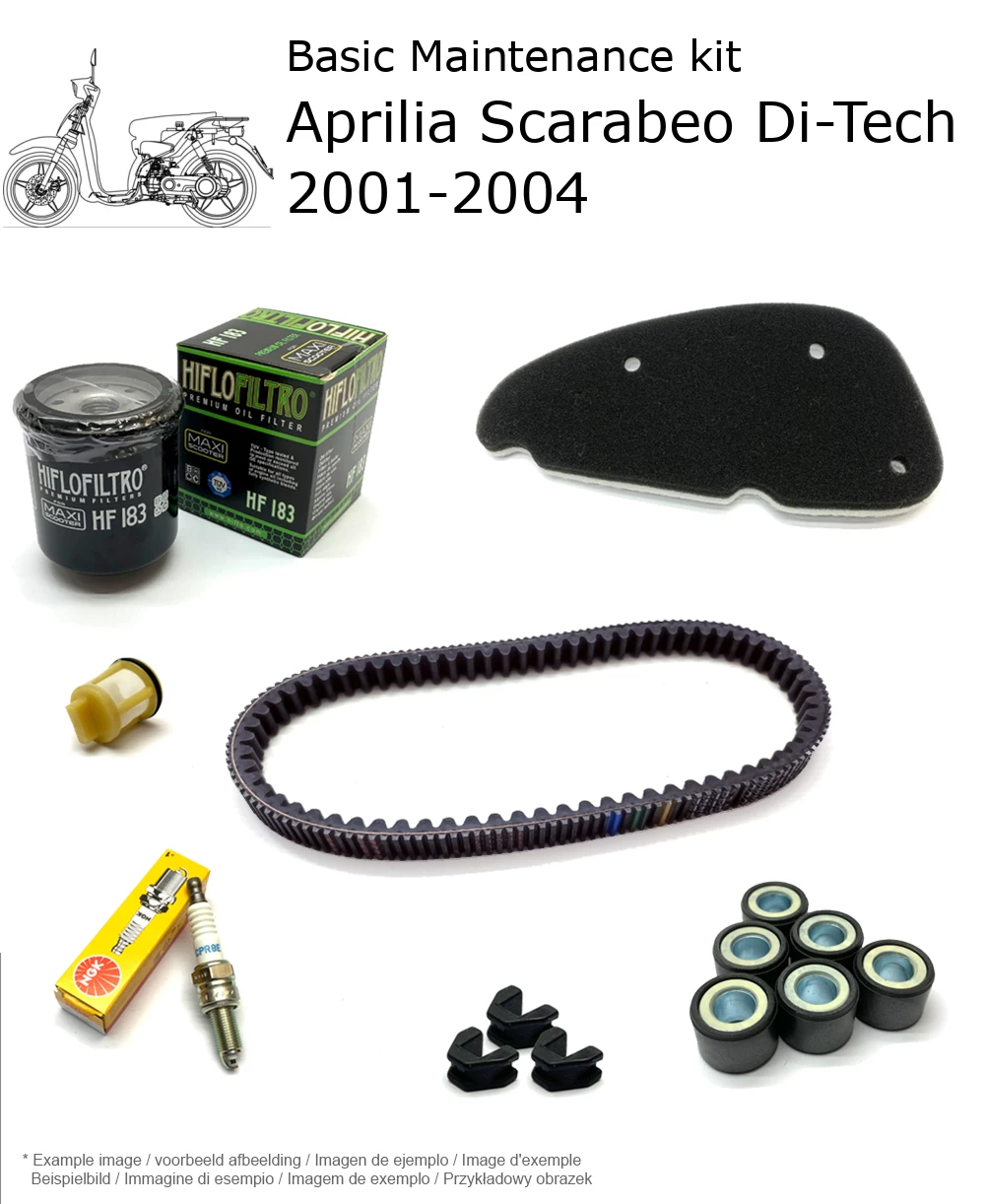 Wartungskit Aprilia Scarabeo Di-Tech 2001-2004