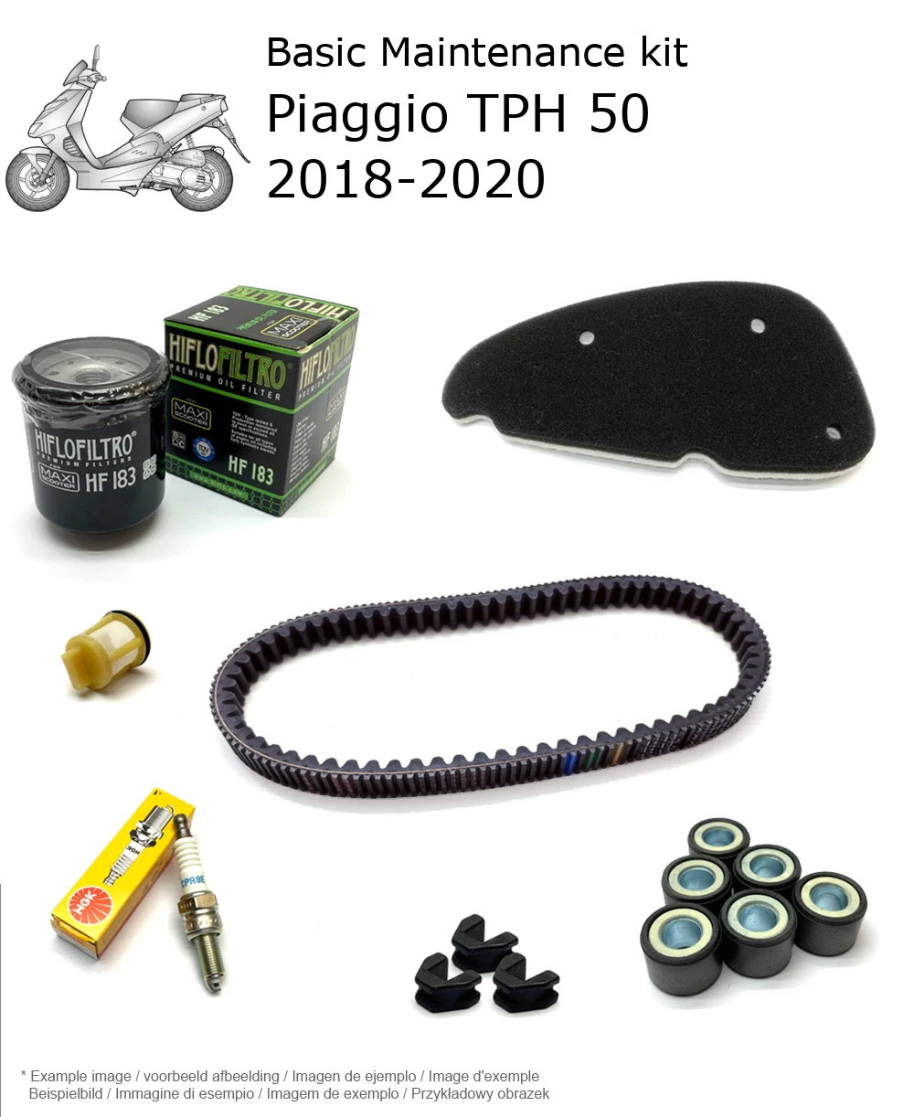 Wartungskit Piaggio TPH 50 2018-2020