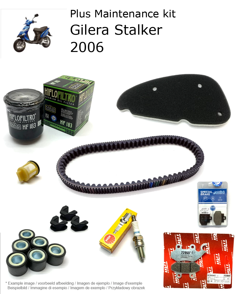 Wartungskit mit Bremsbelägen Gilera Stalker 2006