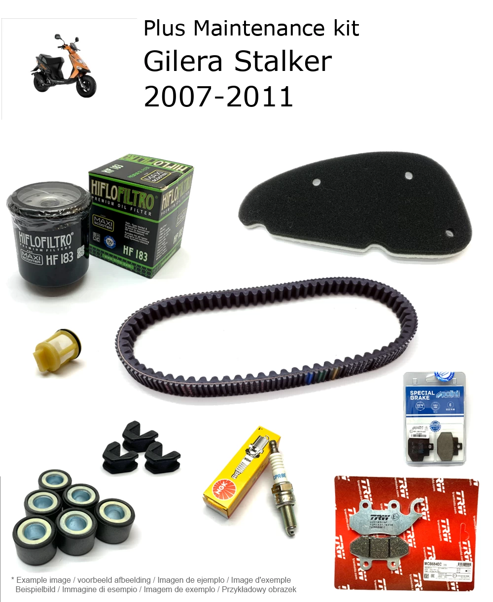 Wartungskit mit Bremsbelägen Gilera Stalker 2007-2011