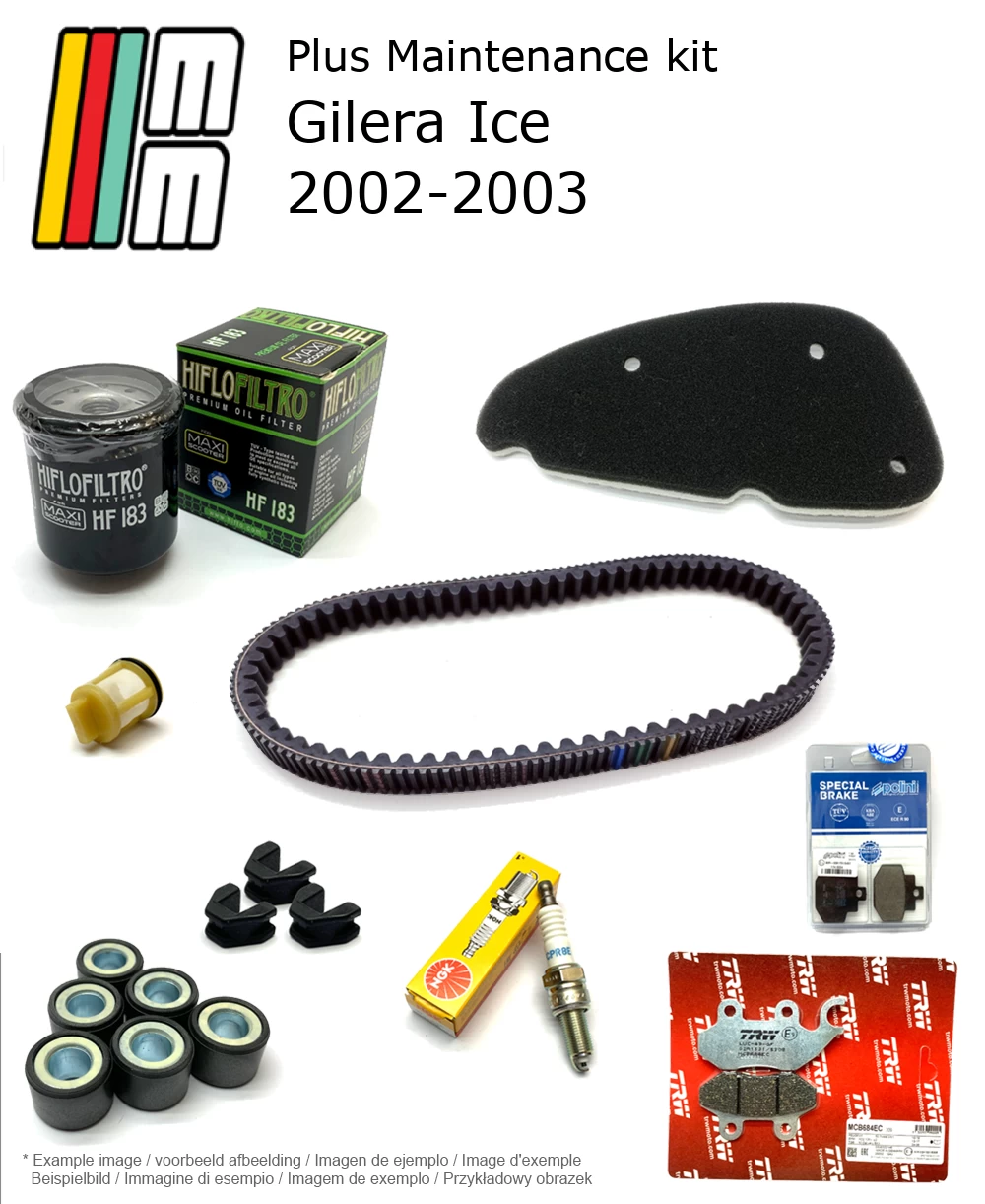 Wartungskit mit Bremsbelägen Gilera Ice 2002-2003