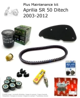 Wartungskit mit Bremsbelägen Aprilia SR 50 Ditech 2003-2012