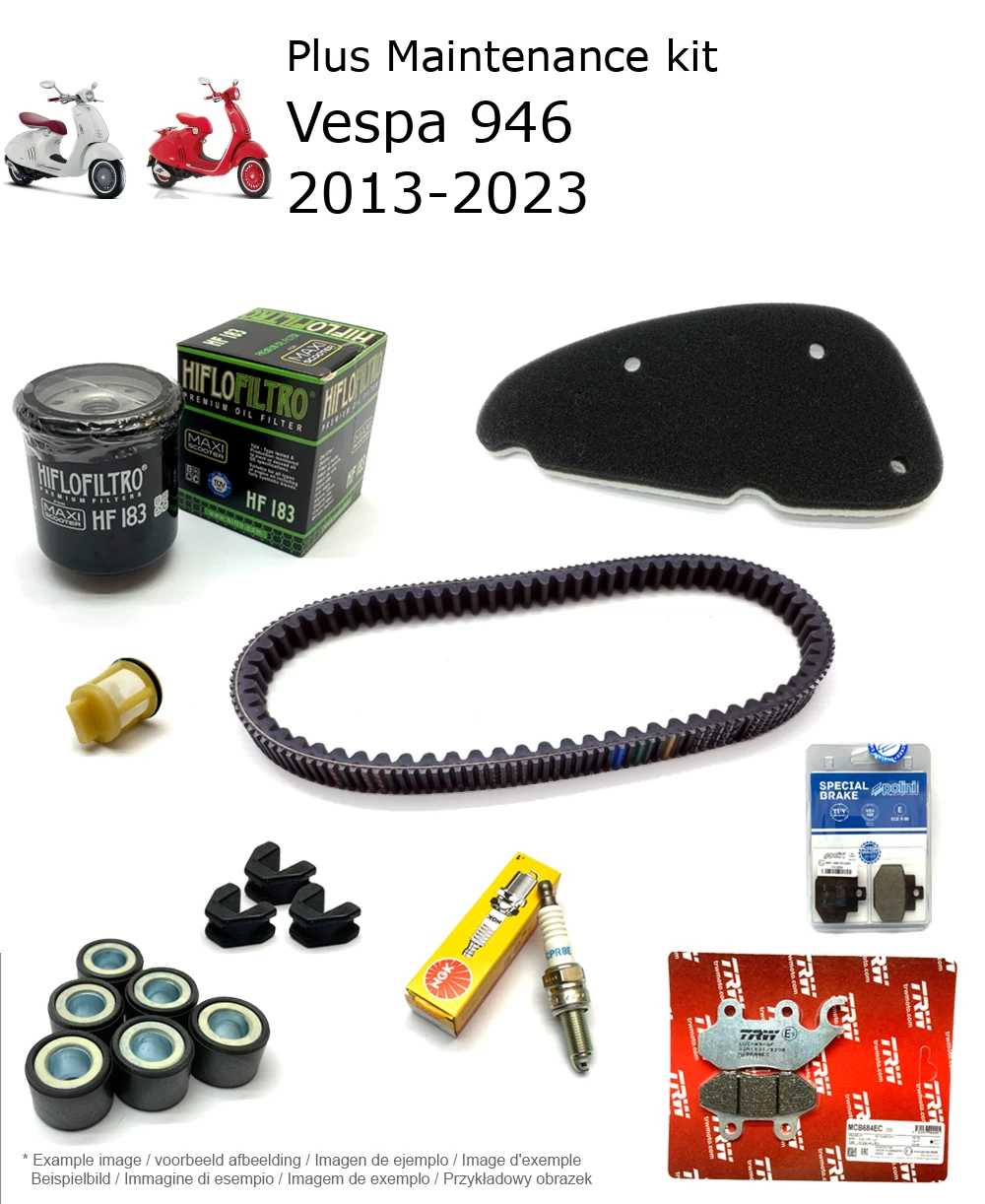 Wartungskit mit Bremsbelägen Vespa 946 2013-2023
