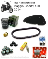 Zestaw konserwacyjny z klockami hamulcowymi Piaggio Liberty 150 2014
