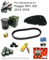Wartungskit mit Bremsbelägen Piaggio MP3 300 2014-2018