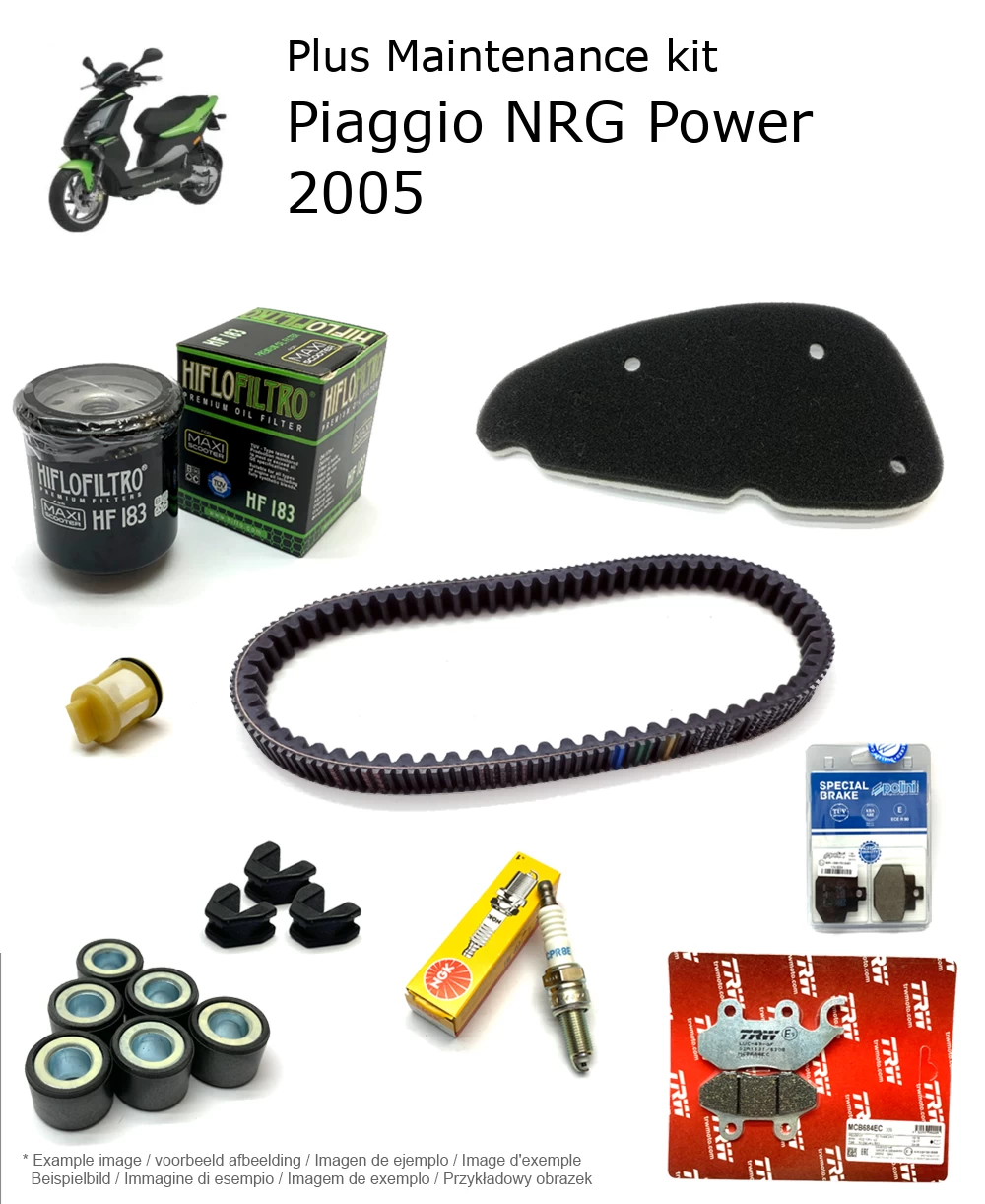 Wartungskit mit Bremsbelägen Piaggio NRG Power 2005