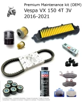 Kit di manutenzione (OEM) con pastiglie freno e additivo Vespa VX 150 4T 3V 2016-2021