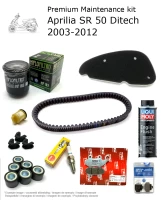 Wartungskit mit Bremsbelägen und Zusatzstoff Aprilia SR 50 Ditech 2003-2012