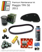 Wartungskit mit Bremsbelägen und Zusatzstoff Piaggio TPH 50 2011
