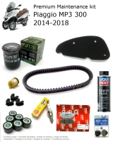 Wartungskit mit Bremsbelägen und Zusatzstoff Piaggio MP3 300 2014-2018