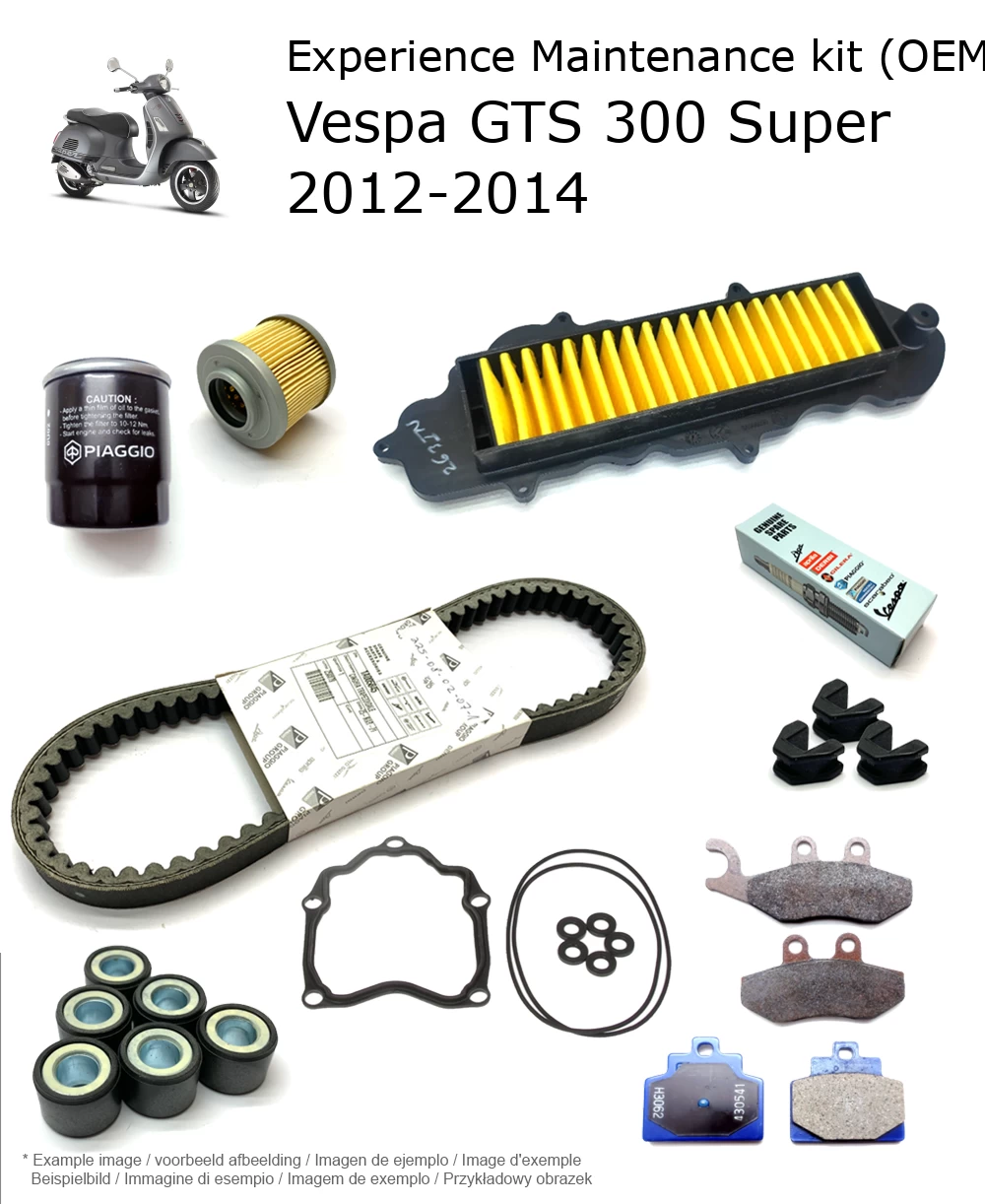 Wartungskit (OEM) Vespa GTS 300 Super 2012-2014