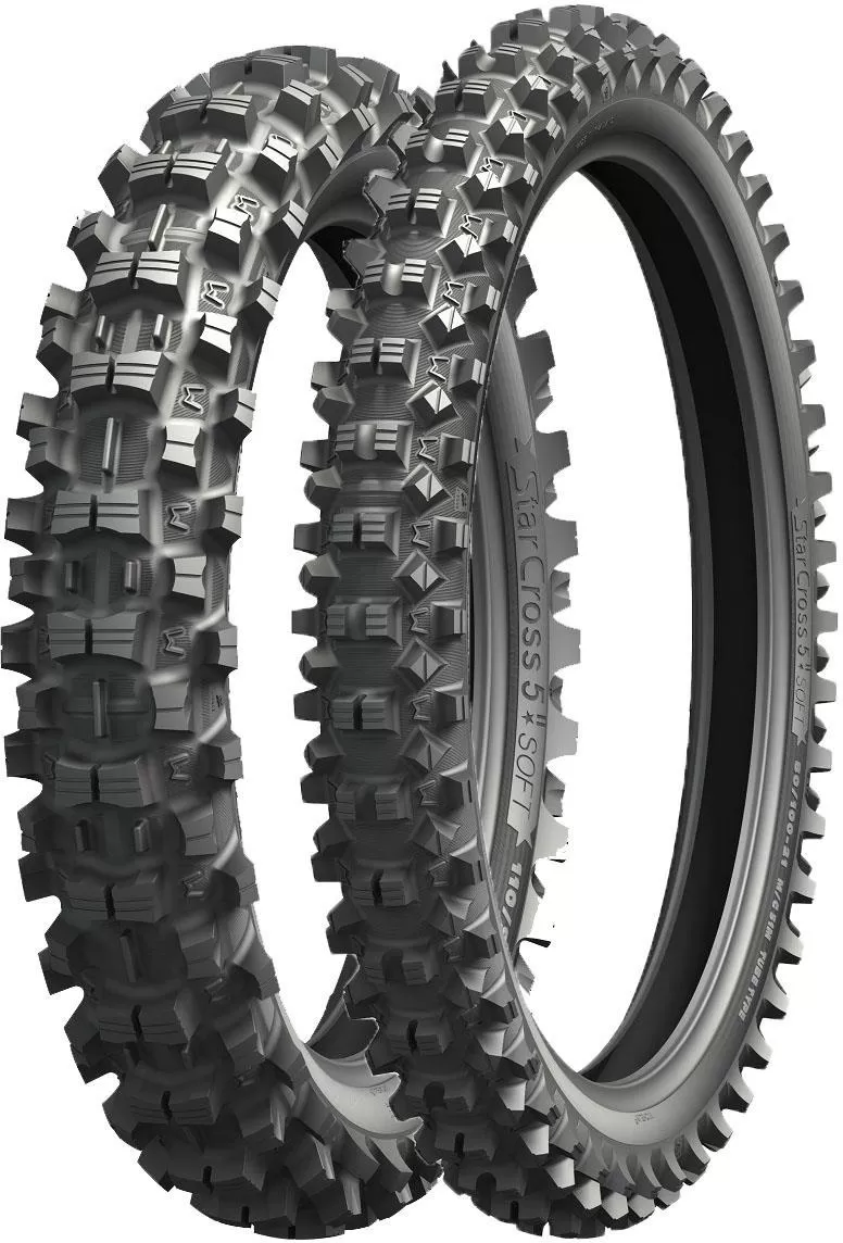 Pneu MICHELIN STARCROSS 5 SOFT 90/100-16 M/C NHS 51M TT