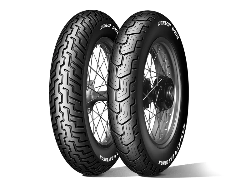 Pneumatico DUNLOP D402 WWW (HARLEY-D) Flancs Blancs Larges MU85 B 16 M/C 77H TL