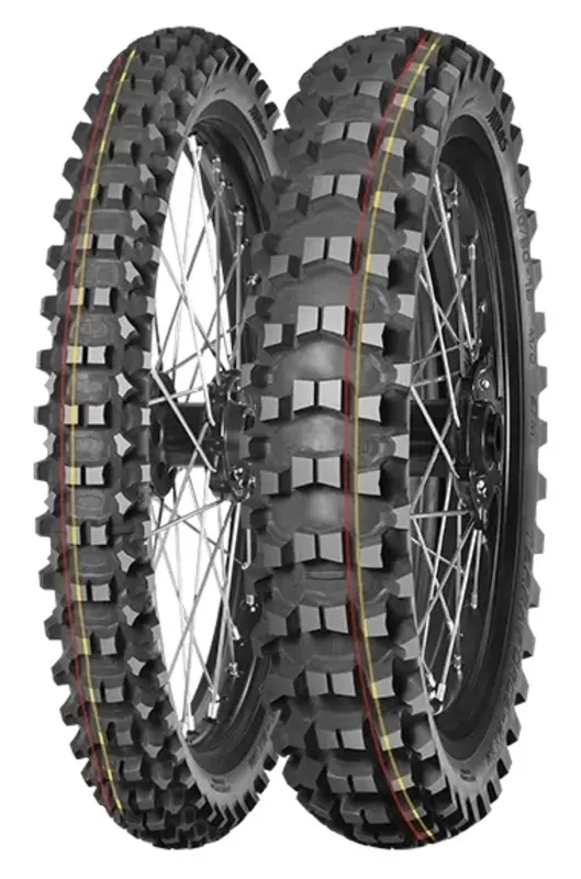 Pneumatico MITAS TERRA FORCE-MX SM 100/90-19 NHS 57M TT SOFT TO MEDIUM RED YELLOW