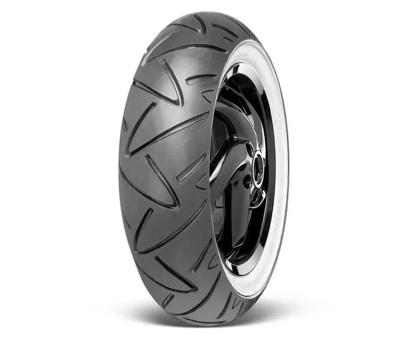 CONTINENTAL Reifen CONTITWIST WW Weißwand 120/70-12 M/C 58P TL