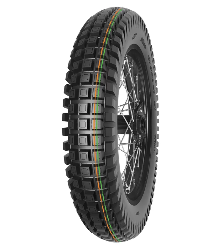 Pneumatico MITAS TRIAL X-PRO 120/100R18 68M TL/TT SUPER SOFT ORANGE GREEN