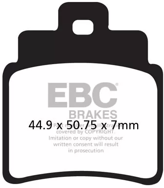 BRAKE PAD CARBON TT DIRT - BRAKE PAD FA-TT SERIES CARBON OFFROAD
