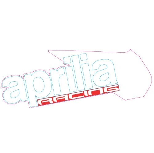 Sticker, Motief: Aprilia Racing, (USA)
