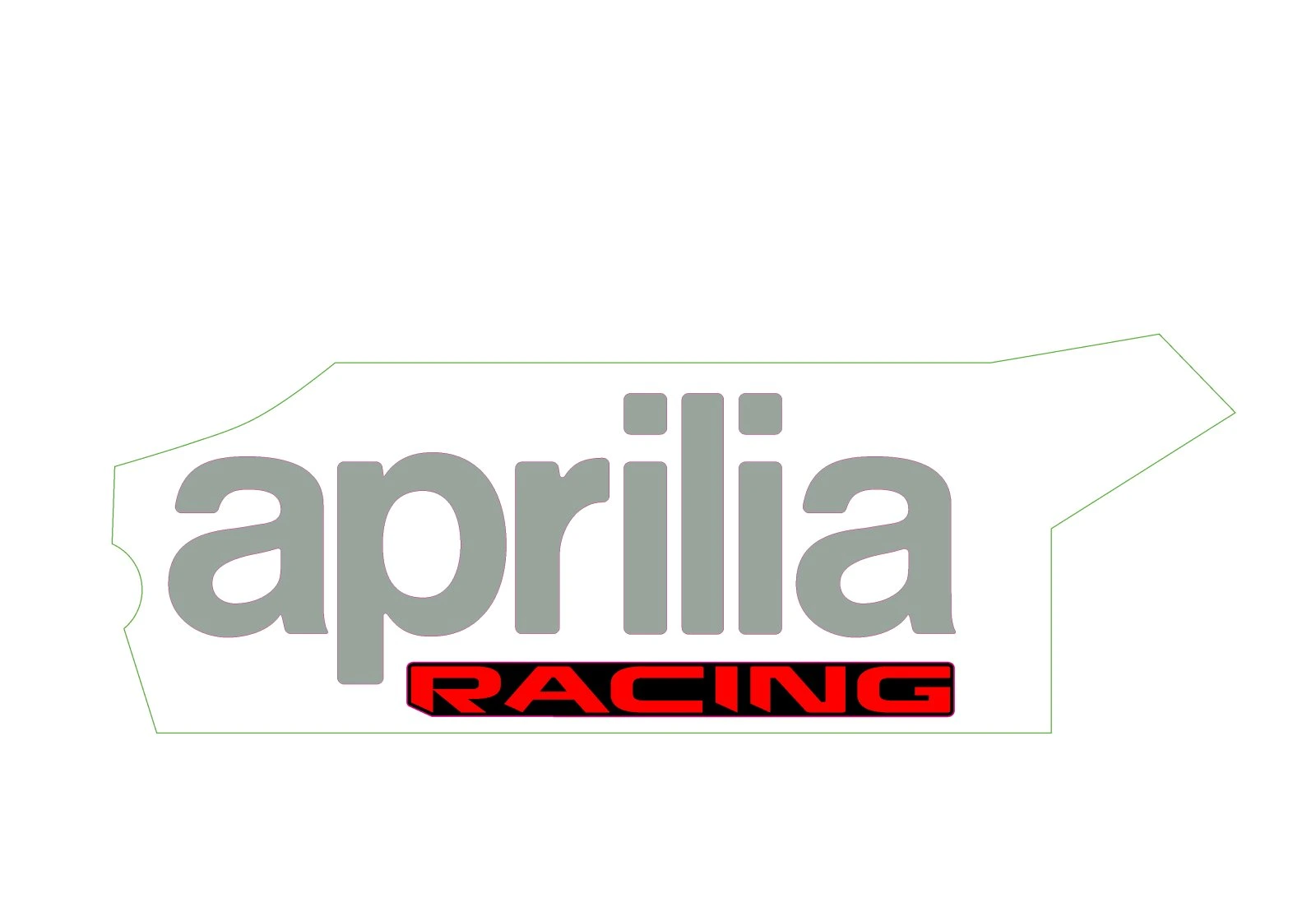Dekor, Motiv: Aprilia Racing, rechts