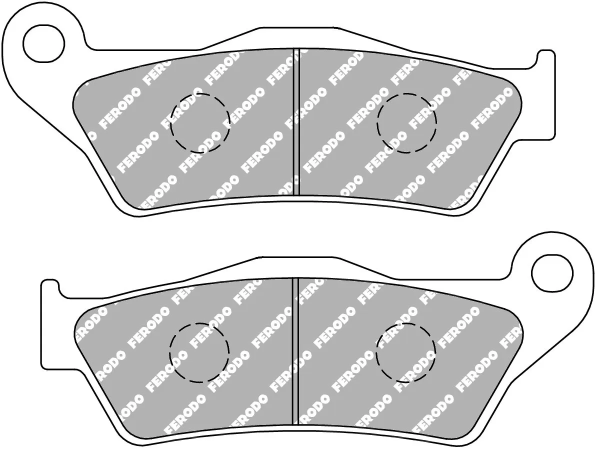 Ferodo Plaquette de frein FDB2018ZR Sinter ZR