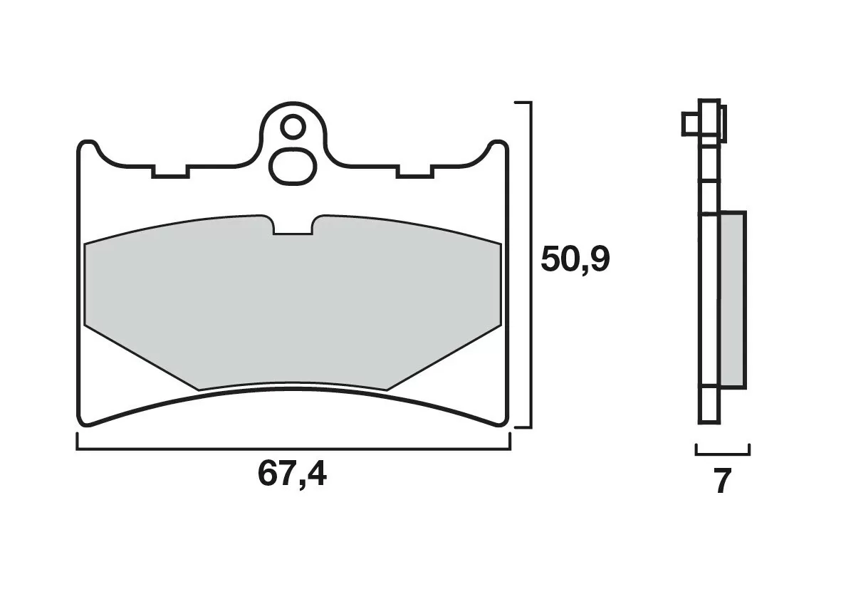 Brembo Plaquettes de frein 07GR56SR Sinter Sport Street