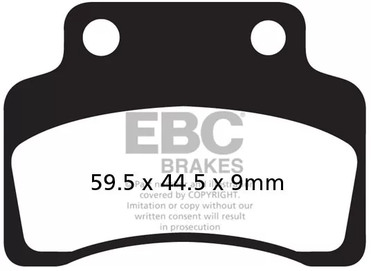 BRAKE PAD SFA ORG SCOOTER - BRAKE PAD SFA SERIES ORGANIC