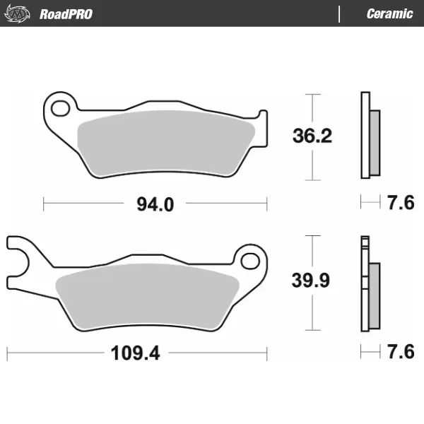 415304, BRAKE PAD ROADPRO CERAMIC