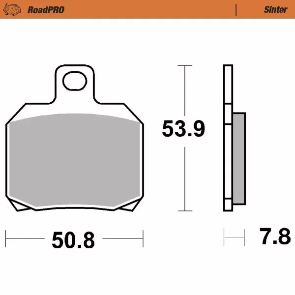 416003, BRAKE PAD ROADPRO SCOOTER