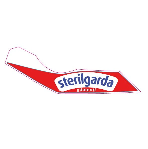 Sticker, motive: Sterilgarda alimenti, right