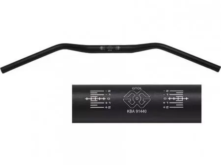 Manillar Gilles Oversized GTOL 28MM Negro