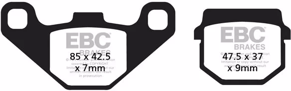 BRAKE PAD SINT R SERIES - BRAKE PAD FA-R SERIES SINTERED METAL