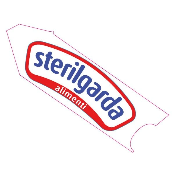 Sticker, motive: Sterilgarda alimenti, right