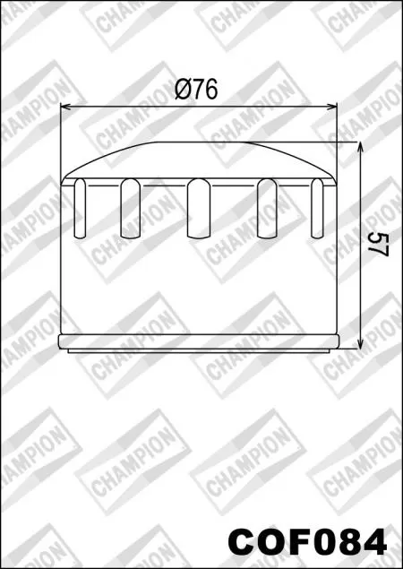 Champion Filtro de aceite COF084