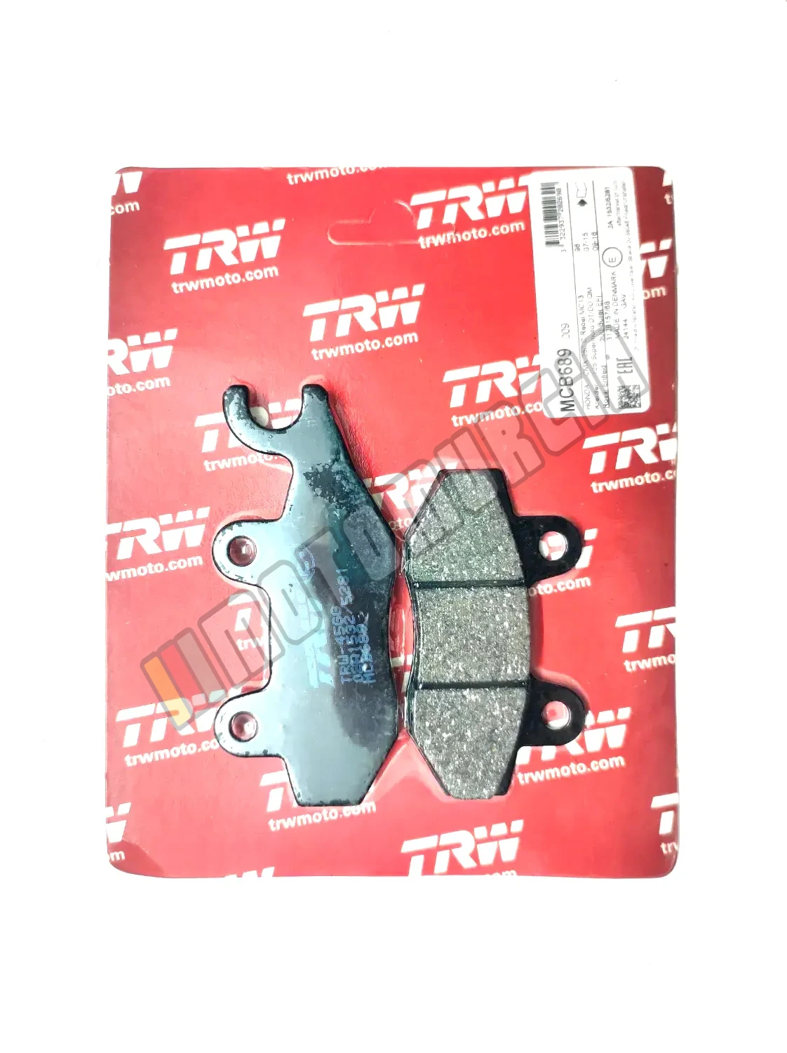 Lucas Brake pad set MCB689, Organic, type approval ECE R90