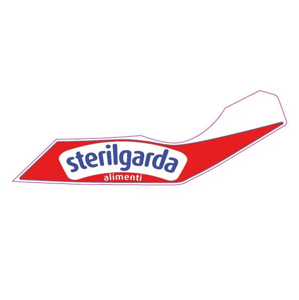 Sticker, motive: Sterilgarda alimenti, left