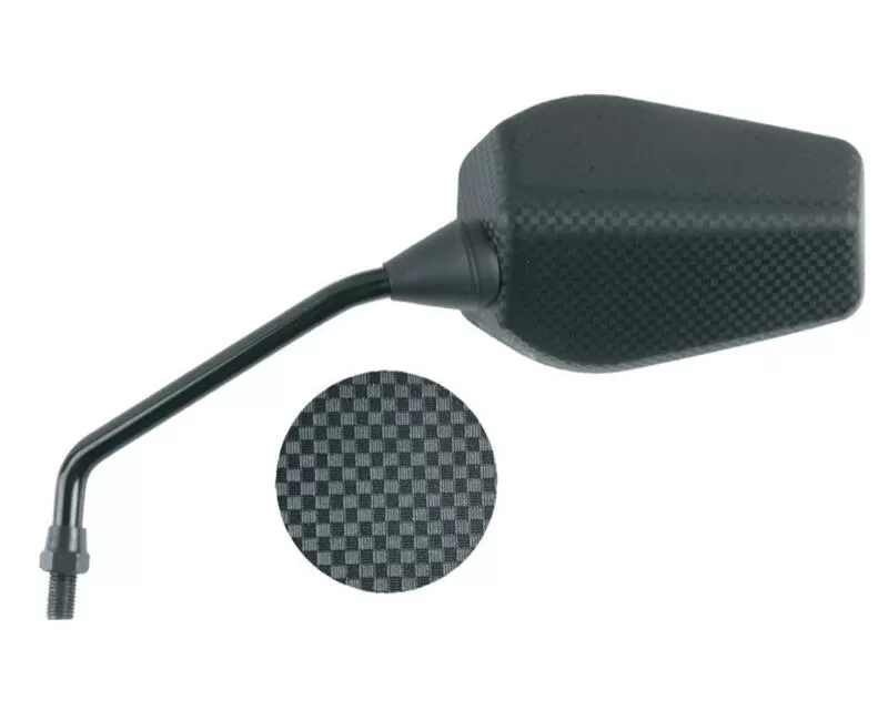 HIGHSIDER Smart Specchietto Sinistro Derbi Effetto Carbonio