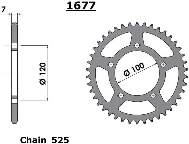 REAR STEEL 40T, 525