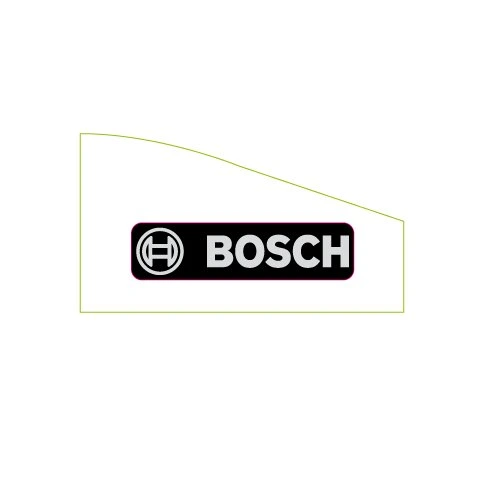 Autocollant, Motif: Bosch, gauche