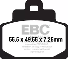 BRAKE PAD CARBON SCOOTER - BRAKE PAD SFA-SERIES CARBON SCOOTER