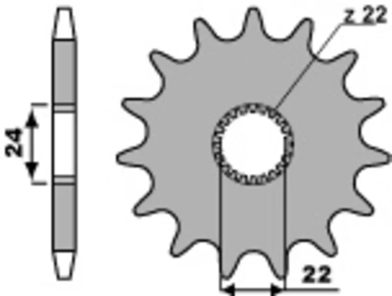 Standard Stahlritzel vorne - 520