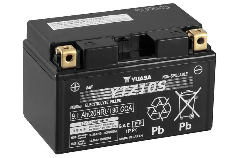 Wartungsfreie Batterie werksseitig aktiviert