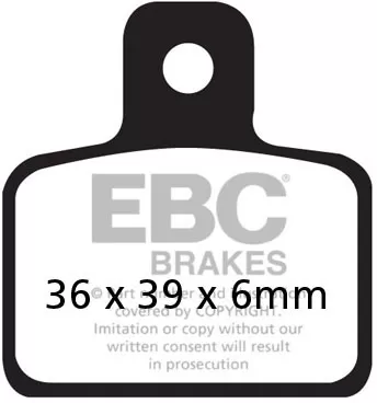 BRAKE PAD CARBON TT DIRT - BRAKE PAD FA SERIES ORGANIC