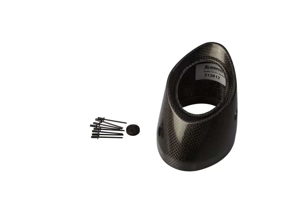 Akrapovic V-EC179 Tapa Final de Silenciador de Carbono