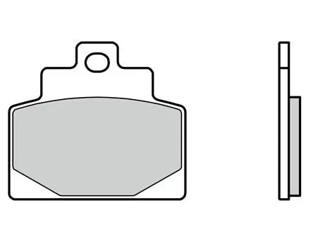Brembo Plaquettes de frein 07108CC Scooter Organique