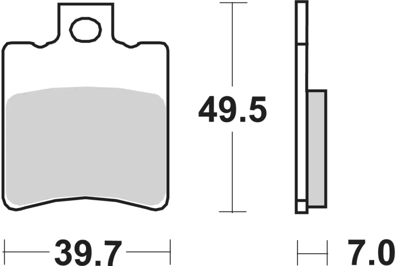 143CT BRAKE PADS ORGANIC