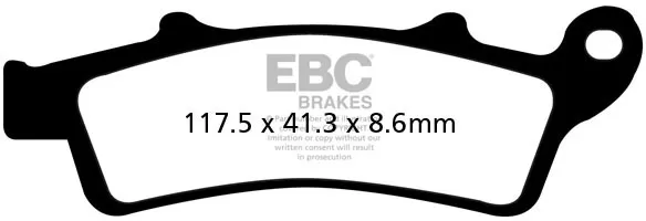 BRAKE PAD SFA ORG SCOOTER - BRAKE PAD SFA SERIES ORGANIC