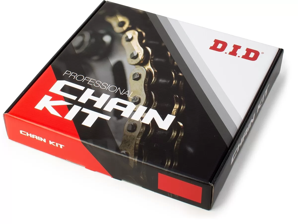 DIDKit de Cadena 520VX3 120 Eslabones Remachables y Piñones