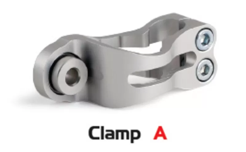 Steering Damper Clamp Type A 16/8 Platinum